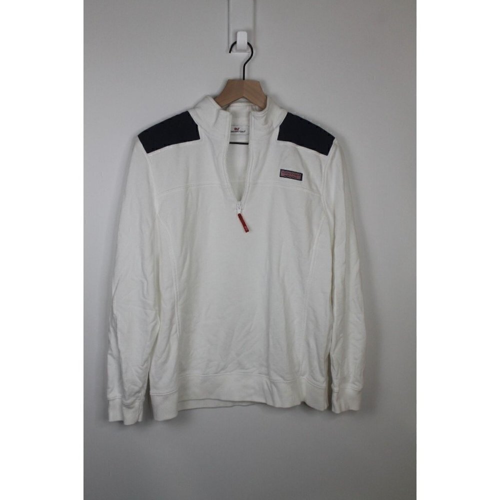 Vineyard Vines Woman’s L American Flag Shep Shirt Sweatshirt Embroidered NWOT